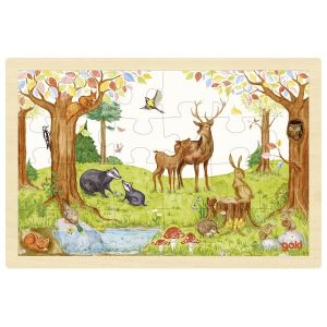 Puzzle, dans la clairière - 24 pcs