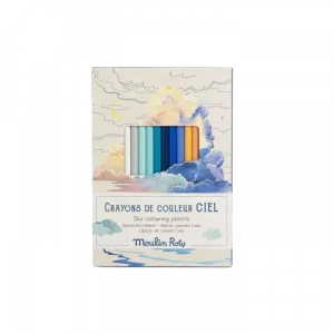 12 crayons de couleur + cartes L'explorateur