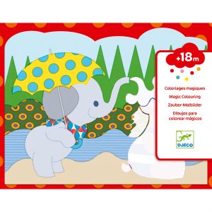 Coloriage magique - Caché dehors