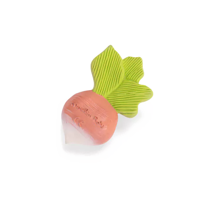 Hochet de dentition caoutchouc Radis – Image 2