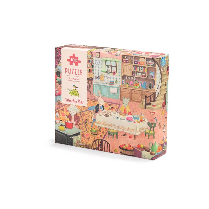 Puzzle A la maison La grande famille - 100 pcs