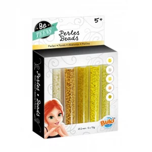 Tubes perles -jaune