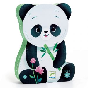 PUZZLE SILHOUETTE - Léo le Panda - 24 pcs