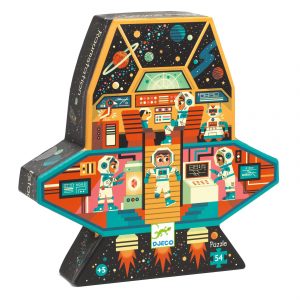 PUZZLE SILHOUETTE - Station spatiale - 54 pcs