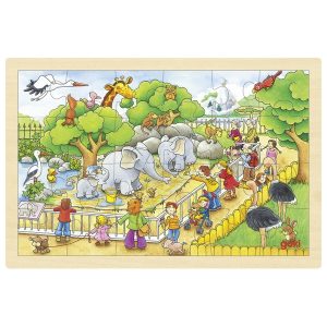 Puzzle, journée au zoo - 24 pcs