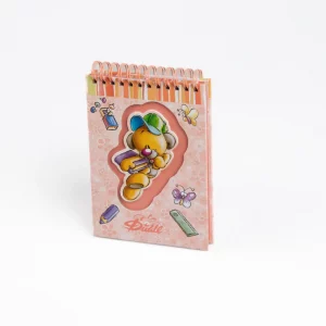 Carnet A6 spirale Orange Pimboli