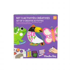 loisir créatif : Set 3 activités créatives Les Toupitis moulin roty