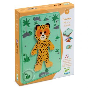 Inzebox Mix'n match, un jeu magnétique de Djeco.