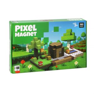 Bloc de construction pixel magnétique
