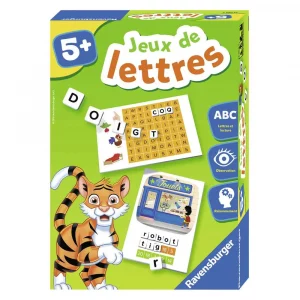 Un jeu éducatif sur les lettres par la marque ravensburger