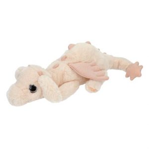 Snukis Dragon en peluche abricot