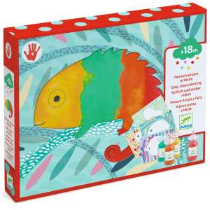 kit de loisirs créatif autour de la peinture pour les artiste en herbe, de la marque Djeco